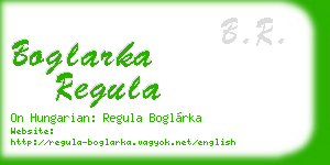 boglarka regula business card